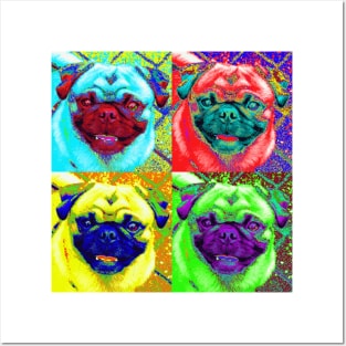 Pug Pop Art Design Posters and Art